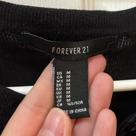 Forever 21 Black Cardigan - Picture 2 of 9